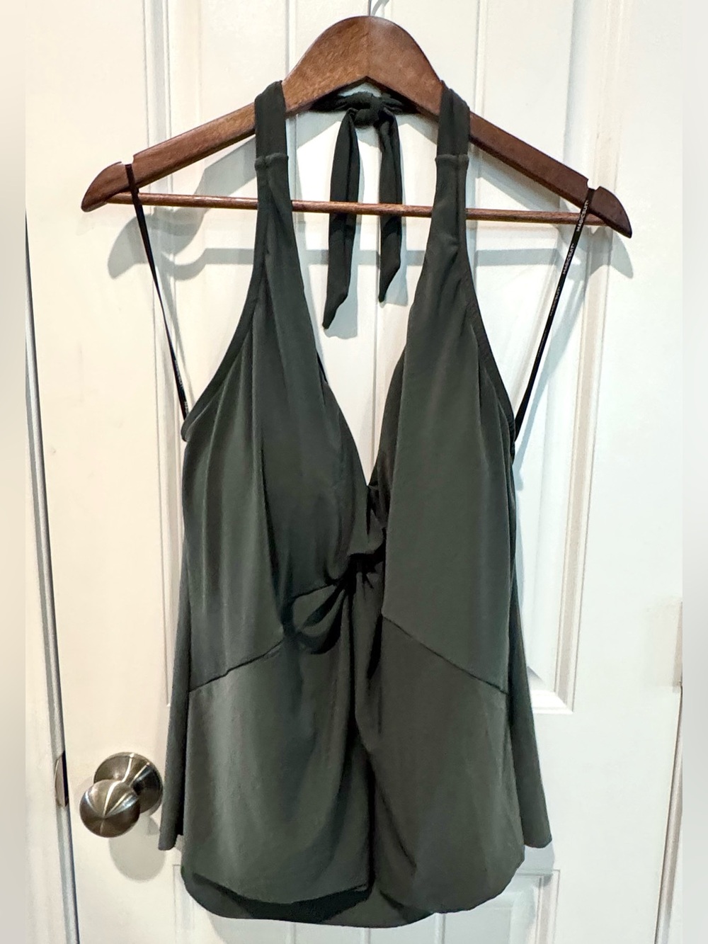 Magicsuit Mallory Halter Soft Cup Tankini Swim Suit In Military Green Women’s 16 - Picture 3 of 11